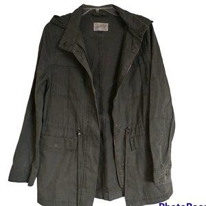 Universal Thread Army Green Hooded utility jacket, Size S